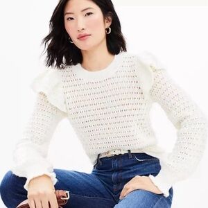 Winter white (cream) sweater.